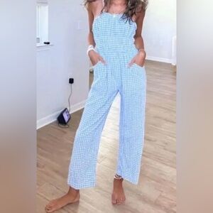 Sincerely Jules Gingham Jumpsuit